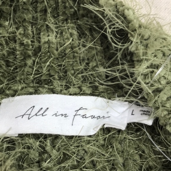 ALL IN FAVOR Mock Neck Long Sleeve Knit Sweater - Picture 5 of 7